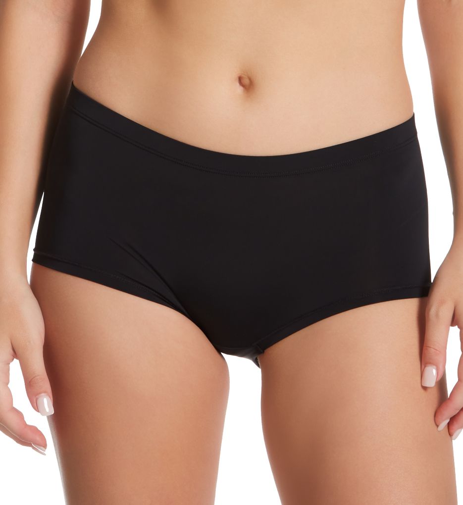 Maidenform Women's Barely There Boyshort Panty in Black | Plus Size Small | HerRoom.com
