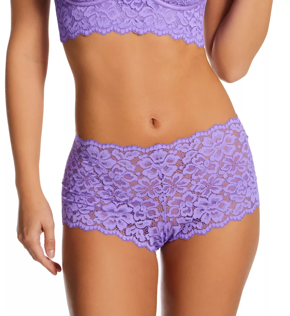 Sexy Must Haves Lace Cheeky Boyshort Panty Lively Lavender 6