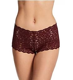 Sexy Must Haves Lace Cheeky Boyshort Panty Cola Red 5