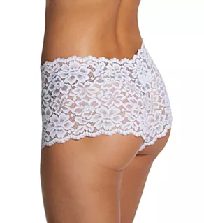 Sexy Must Haves Lace Cheeky Boyshort Panty White 9