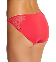 Eco Lace String Bikini Panty Red Stone S
