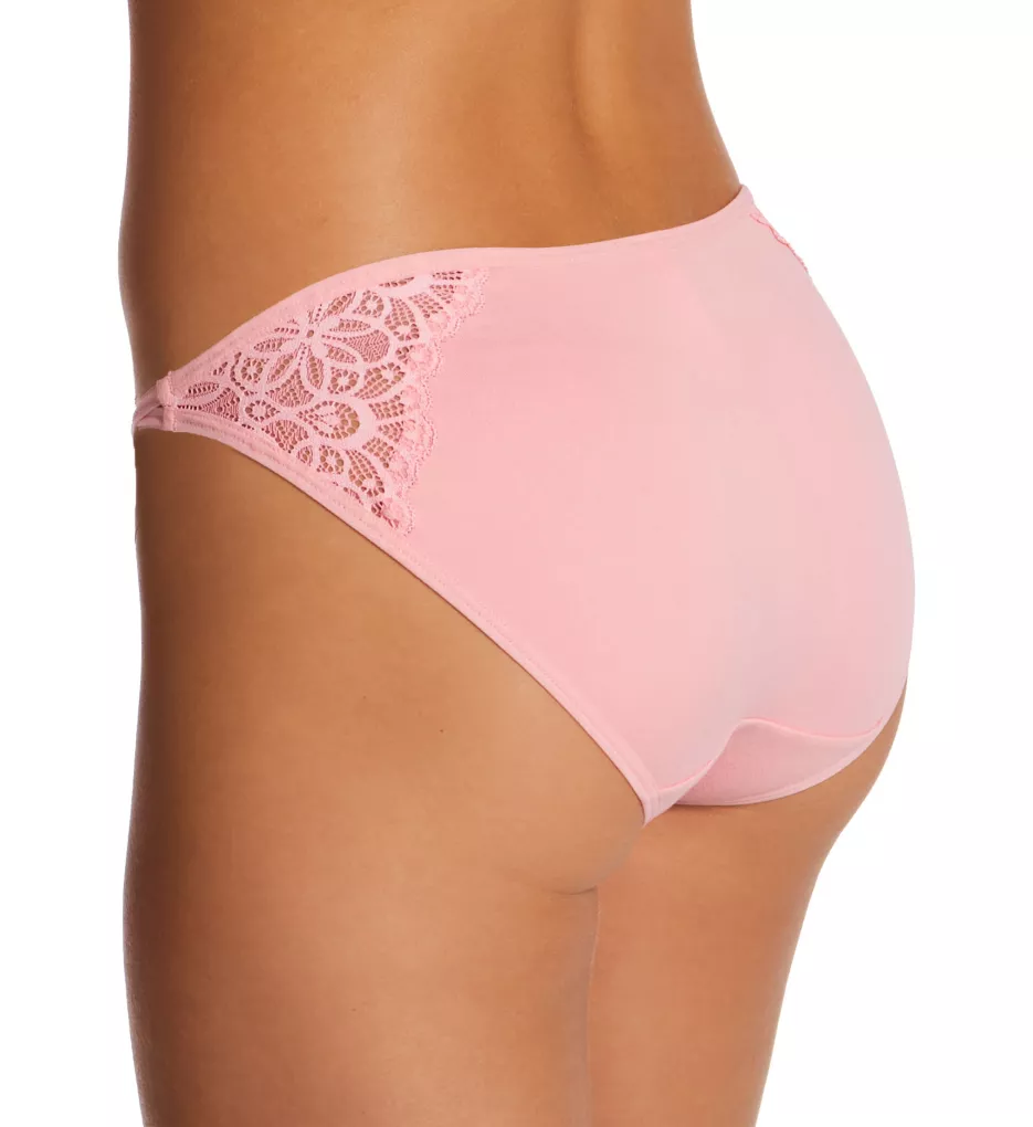 Eco Lace String Bikini Panty Rose Bloom Pink 2X
