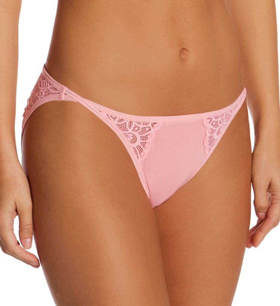 Maidenform Eco Lace String Bikini Panty DMECBK - Image 1