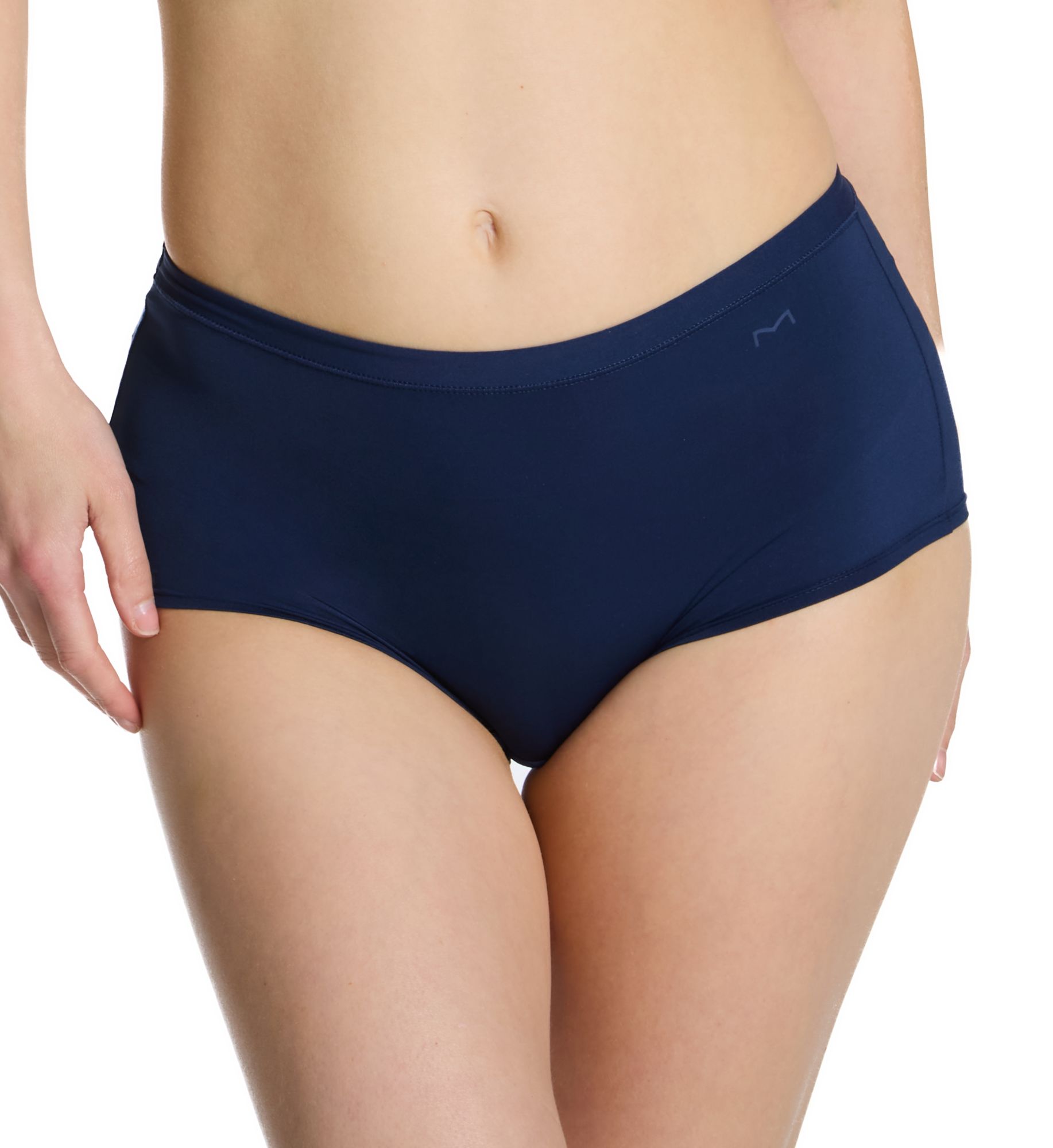Maidenform Barely There Women's Boyshort, Buttery Soft No Lines Super Stretch Microfiber Navy L