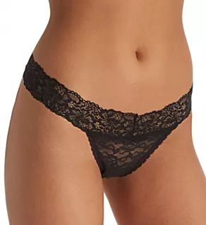 Sexy Must Haves Lace Thong Black 7