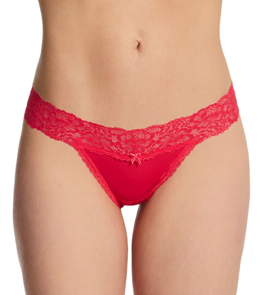 Maidenform Sexy Must Haves Lace Thong Red Stone 9  - Image 1