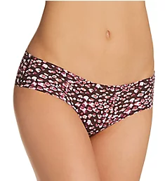 Flawless No Show Cheeky Hipster Panty Cocoa Cat Print 5