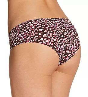 Flawless No Show Cheeky Hipster Panty Cocoa Cat Print 8