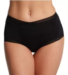 Modern Full Coverage Boyshort Black S