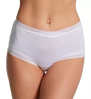Modern Full Coverage Boyshort White S