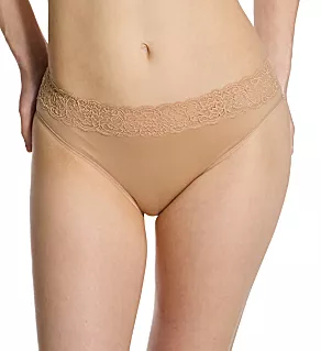 High-Rise Lace Brief Panty Deep Glow S