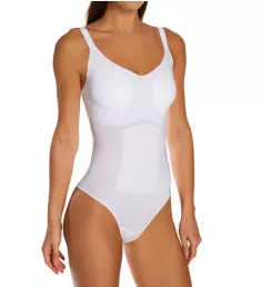 Power Players Thong Bodysuit White XL