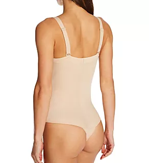 Power Players Thong Bodysuit Transparent L