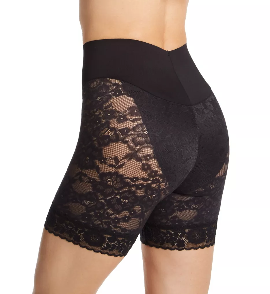 Tame Your Tummy Lace Shorty Black Lace S