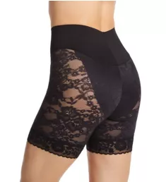 Tame Your Tummy Lace Shorty Black Lace S