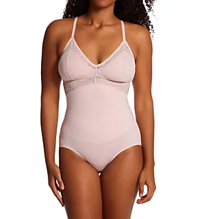 Lace Tame Your Tummy Bodysuit Sandshell Lace S