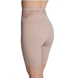 Eco Lace High Waisted Thigh Slimmer Evening Blush S