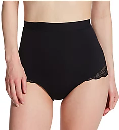 Eco Lace Mid-Brief Panty Black S