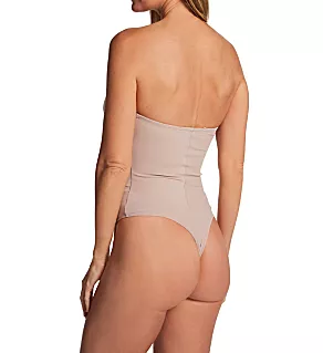 Firm Control Tummy Shaping Multiway Thong Bodysuit Evening Blush S