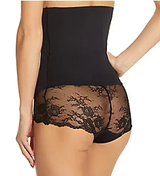 Tame Your Tummy High Waist Lace Shaping Brief Black Lace S
