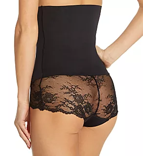 Tame Your Tummy High Waist Lace Shaping Brief Black Lace S