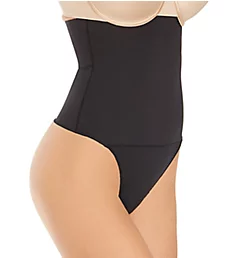 Tame Your Tummy High Waist Shaping Thong Black S