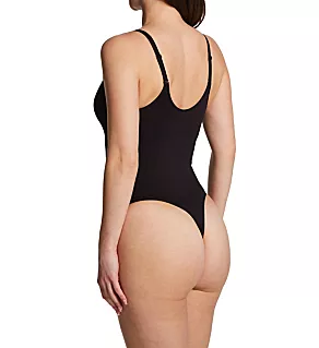 Seamless Thong Bodysuit Black S
