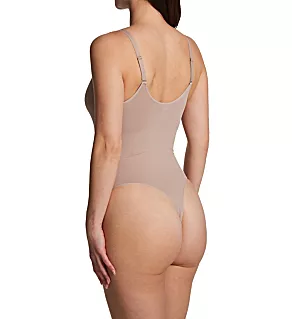Seamless Thong Bodysuit Evening Blush S