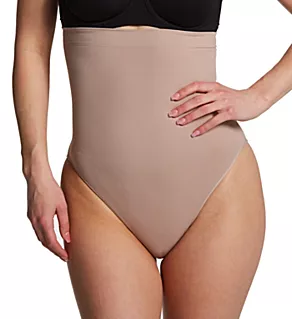 Seamless High Waist Brief Panty Evening Blush S