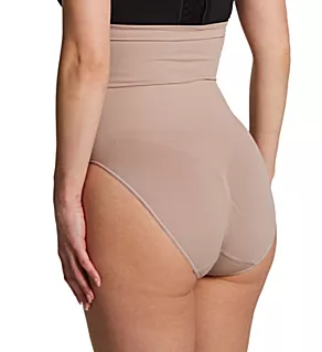 Seamless High Waist Brief Panty Evening Blush S
