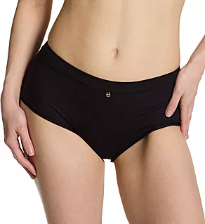 Soft Stretch Boyshort Panty Black 2X