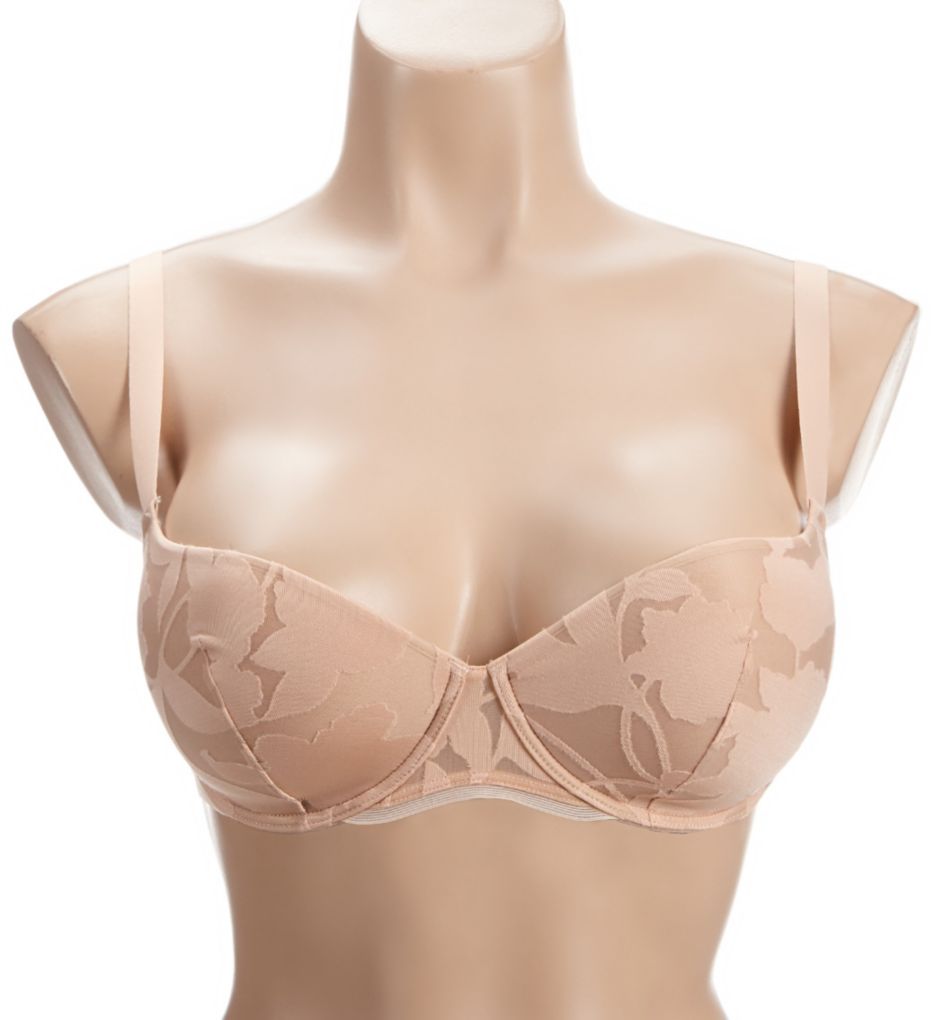 Maison Lejaby 19516 Venus Floral Padded Underwired Demi Cup Bra