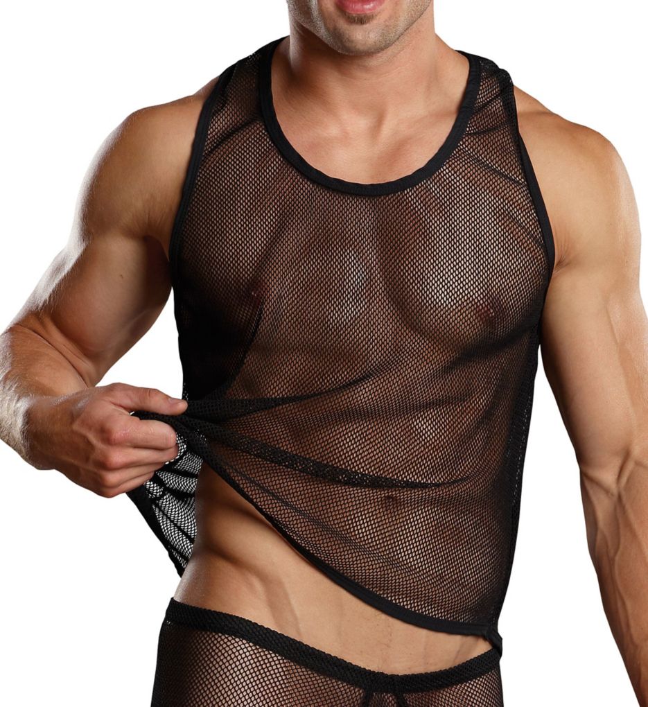 Stretch Net Tank Top