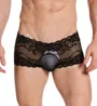 Male Power Sassy Lace Sheer Mini Short 127-280 - Image 1