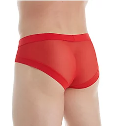 Hoser Sheer Stretch Pouch Short Trunk Red S