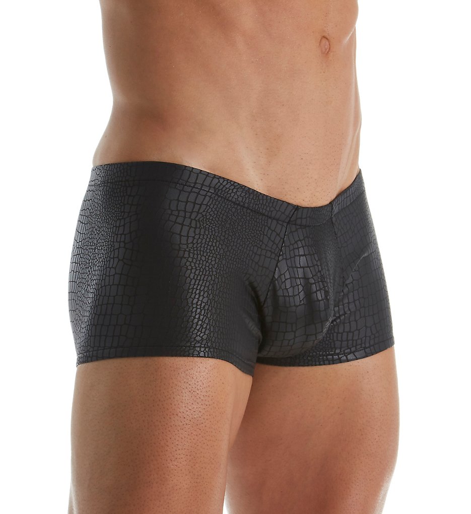 Male Power 145-176 Black Cobra Snakeskin Mini Trunk (Black)