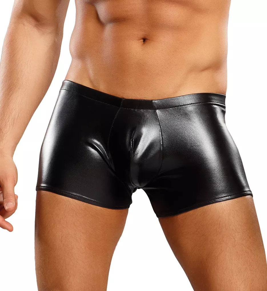 Liquid Onyx Faux Leather Pouch Trunk