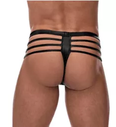 Cage Matte Cage Thong BLK L/XL