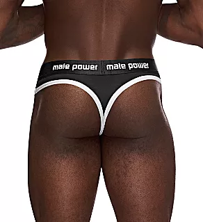 Helmet Enhancer Thong With Padded Pouch