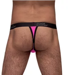 Neon Mesh Micro Thong Pink1 S