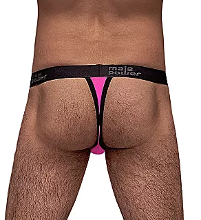 Neon Mesh Micro Thong Pink L