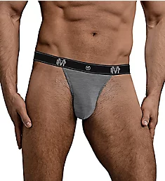 Super Soft Breathable Micro Thong grey1 L