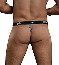 Super Soft Breathable Micro Thong grey1 L