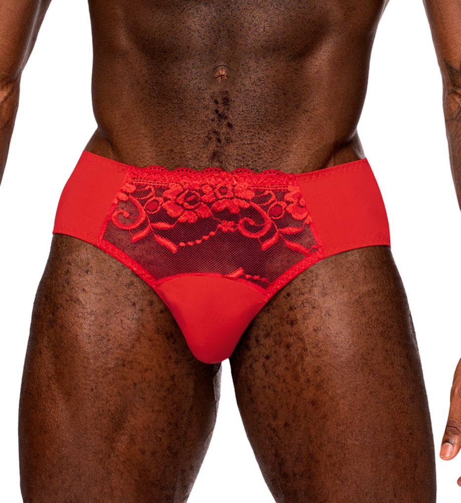 Sassy Lace Bikini RED XL by Male Power