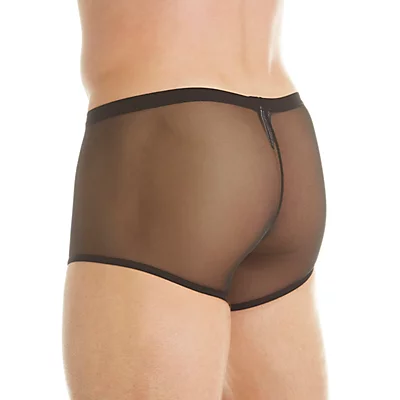 Sheer Stretch Mesh Pouch Trunk