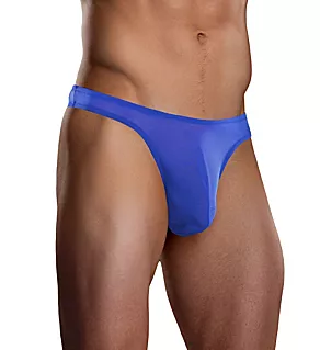 Sheer Stretch Mesh Wonder Thong Royal 1XL-2XL