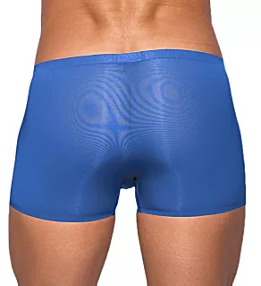 Seamless Sleek Trunk with Sheer Pouch Blue L