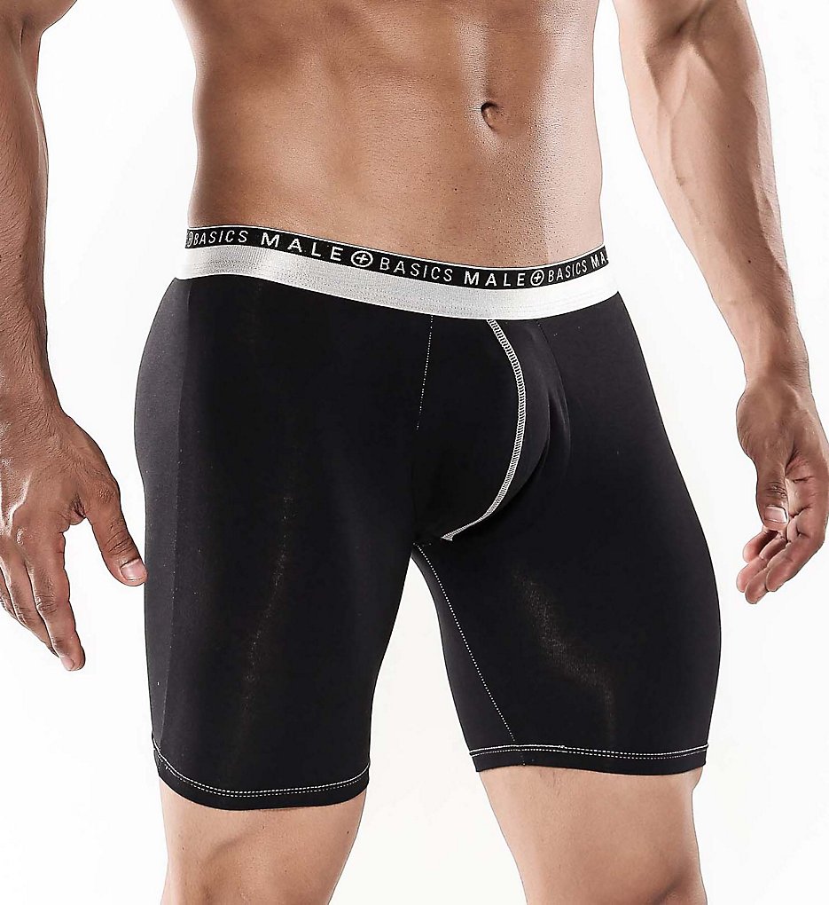 Malebasics MB102 Everyday Boxer Briefs (Black)