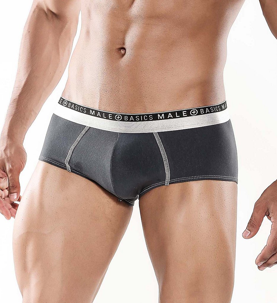 Malebasics MB103 Everyday Briefs (Dark Gray)