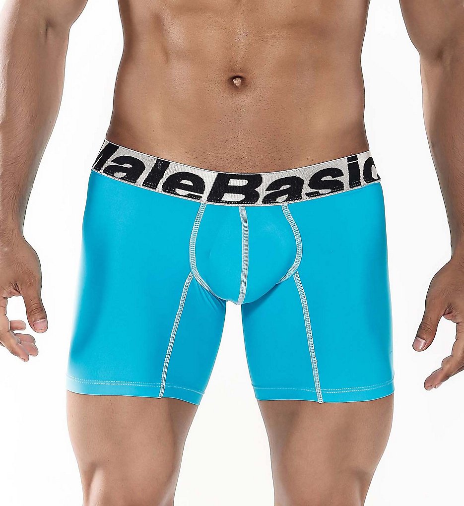 Malebasics MBM02 Performance Boxer Briefs (Turquoise)